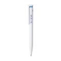 Digiprint GRS Recycled Pen, white/light blue