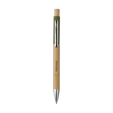 Logo trade promotional merchandise picture of: Saya Bamboo Pen