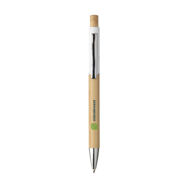 Logo trade corporate gifts image of: Saya Bamboo Pen