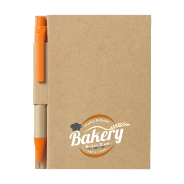 Logo trade corporate gifts picture of: RecycleNote-S Paper notebook