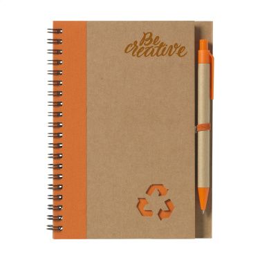 Logotrade promotional items photo of: Recycle Note-L Paper notebook