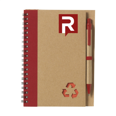 Logo trade promotional products image of: Recycle Note-L Paper notebook