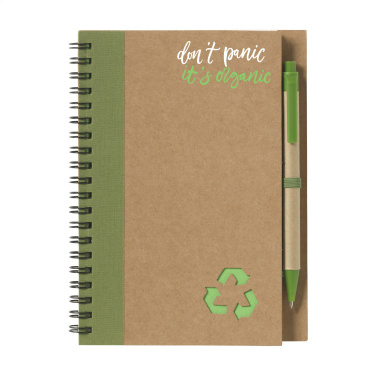 Logo trade promotional merchandise picture of: Recycle Note-L Paper notebook