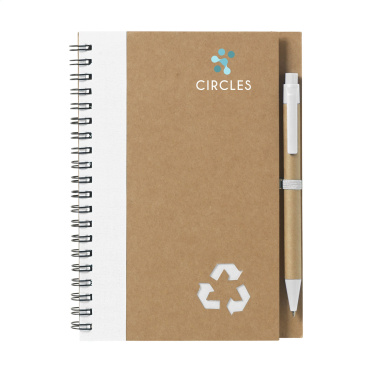 Logo trade promotional product photo of: Recycle Note-L Paper notebook