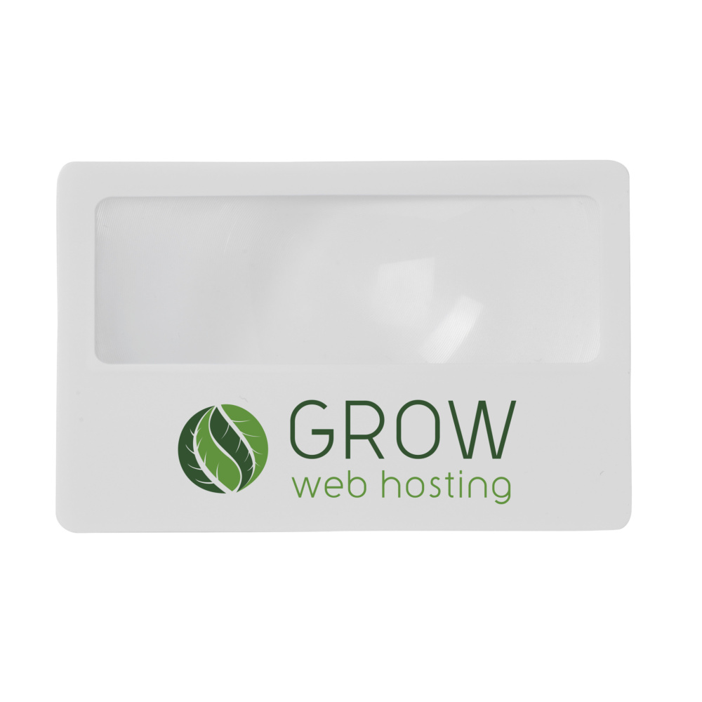 Logo trade promotional giveaways picture of: Loupe Creditcard magni-glass