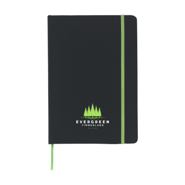 Logo trade promotional giveaways picture of: BlackNote A5 Paper notebook