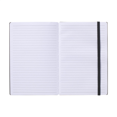 Logo trade promotional products picture of: Bamboo Journal Naked Spine Paper Notebook Black A5