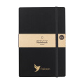 Bamboo Journal Naked Spine Paper Notebook Black A5, black