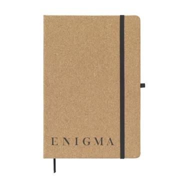 Logo trade promotional gifts image of: CorkNote A5 Paper notebook