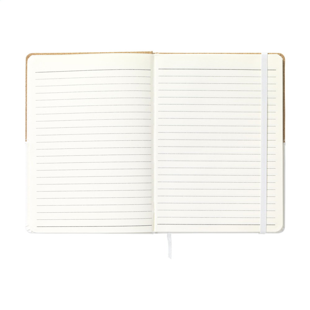 Logo trade promotional product photo of: Journal Cork Paper Notebook