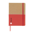 Journal Cork Paper Notebook, red