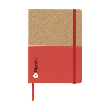 Logo trade promotional merchandise image of: Journal Cork Paper Notebook