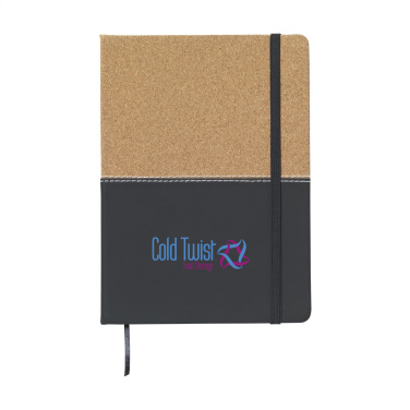 Logo trade promotional giveaways picture of: Journal Cork Paper Notebook