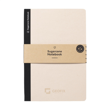 Logo trade business gifts image of: Sugarcane Paper Notebook A5