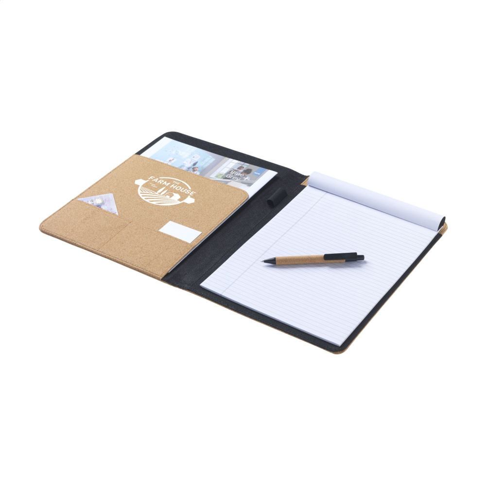 Logo trade advertising products picture of: Eco Conference Cork A4 document folder