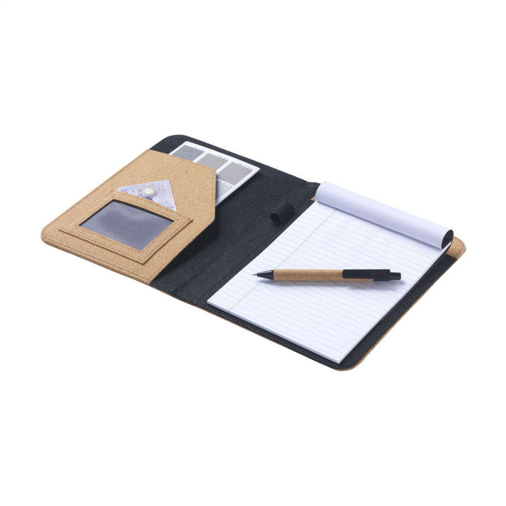 Logotrade promotional giveaway image of: Eco Conference Cork A5 document folder