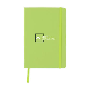 Logo trade advertising products image of: BudgetNote A5 Blanc Paper notebook