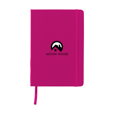 Logo trade promotional items picture of: BudgetNote A5 Blanc Paper notebook