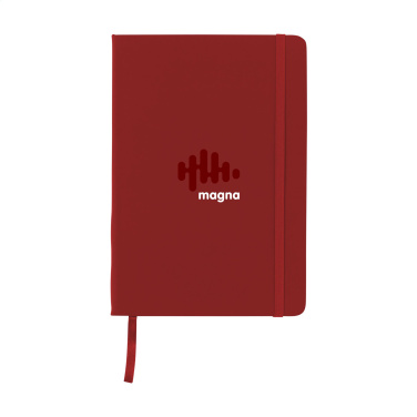 Logo trade promotional merchandise photo of: BudgetNote A5 Blanc Paper notebook