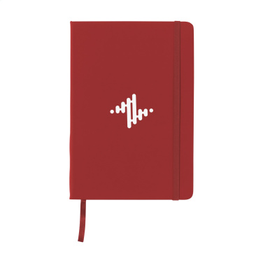 Logo trade corporate gifts image of: BudgetNote A5 Lines Paper Notebook