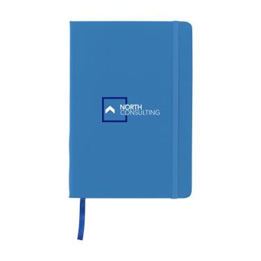 Logo trade business gifts image of: BudgetNote A5 Lines Paper Notebook