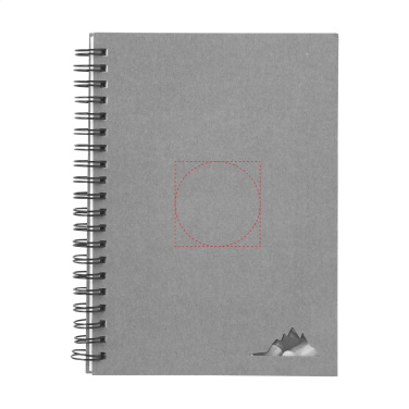 Logo trade business gift photo of: StonePaper Notebook