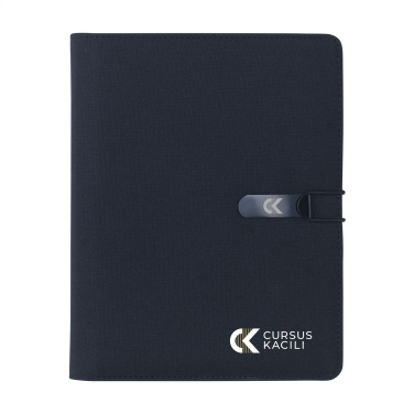 Logo trade promotional products image of: Quest Portfolio RPET A5 document folder