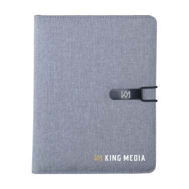 Logo trade promotional products picture of: Quest Portfolio RPET A5 document folder