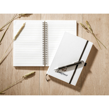 Logo trade advertising products image of: Milk-Carton Wire-O Paper Notebook A5