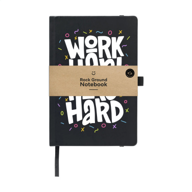 Logo trade promotional giveaways picture of: Rock Ground Paper Notebook A5