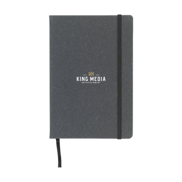 Logotrade promotional items photo of: Montana Recycled Leather Paper Notebook A5