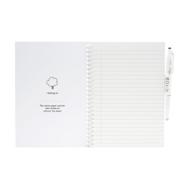 Logotrade promotional merchandise photo of: MOYU Erasable Stone Paper Notebook SoftCover 18 pages