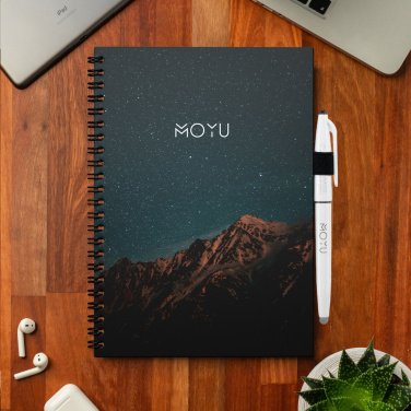 Logotrade promotional gift picture of: MOYU Erasable Stone Paper Notebook Custom SoftCover