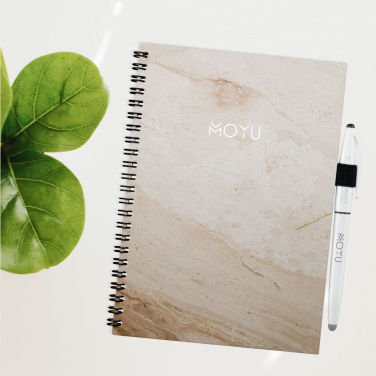 Logotrade promotional gift picture of: MOYU Erasable Stone Paper Notebook Custom SoftCover