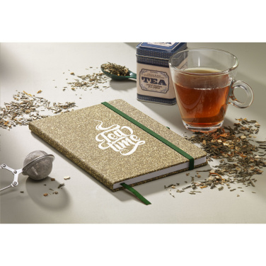 Logo trade promotional gifts picture of: TeaGround Cork Paper Notebook A5