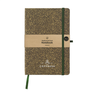 Logotrade business gift image of: TeaGround Cork Paper Notebook A5