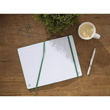 Logotrade promotional merchandise photo of: Recycled GRS PU Paper Notebook A5