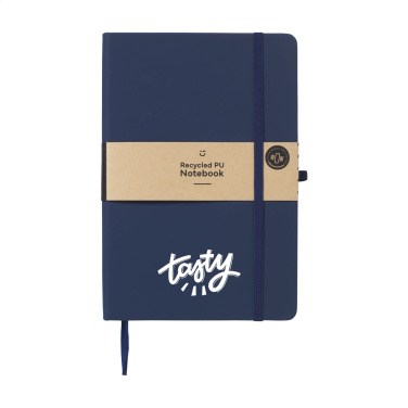 Logotrade advertising products photo of: Recycled GRS PU Paper Notebook A5