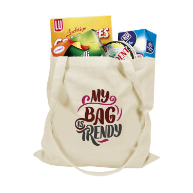 Logo trade promotional giveaways picture of: ShoppyBag (135g/m²) long handles cotton bag