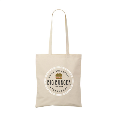 Logo trade promotional gift photo of: ShoppyBag (180 g/m²) long handles cotton bag