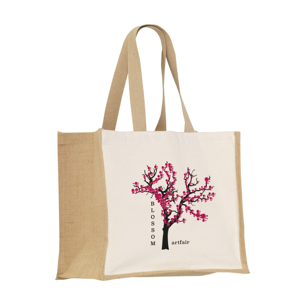 Logotrade promotional merchandise image of: Jute Canvas Shopper (320 g/m²) bag