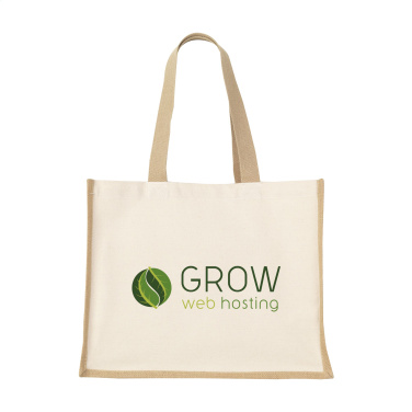 Logo trade business gift photo of: Jute Canvas Shopper (320 g/m²) bag