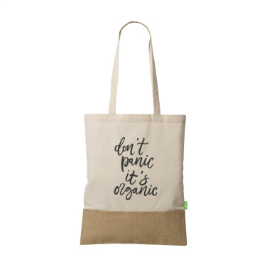 Logo trade business gifts image of: Combi Organic Shopper (160 g/m²) bag