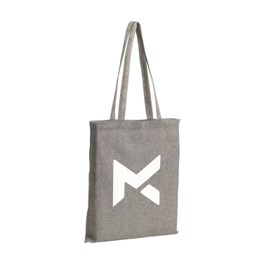 Logo trade promotional items image of: GRS Recycled Cotton Shopper (180 g/m²) bag