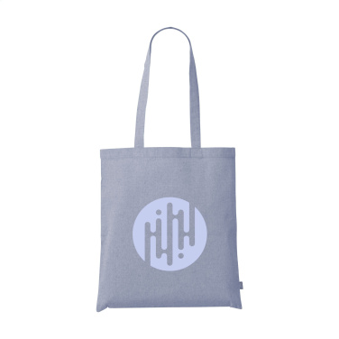 Logotrade corporate gift picture of: GRS Recycled Cotton Shopper (180 g/m²) bag