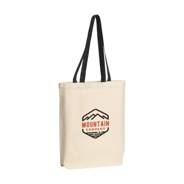 Logo trade promotional gifts image of: Canvas Shoppy Colour (220 g/m²) bag