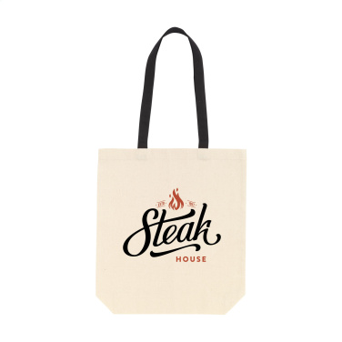 Logo trade promotional items image of: Canvas Shoppy Colour (220 g/m²) bag