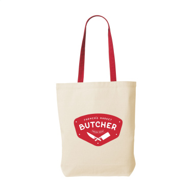 Logo trade business gift photo of: Canvas Shoppy Colour (220 g/m²) bag