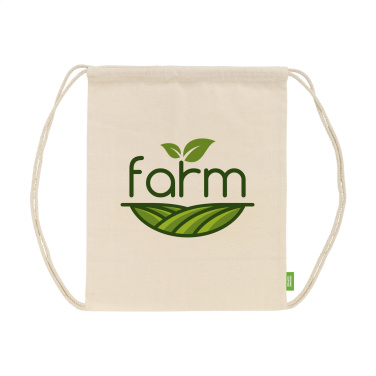 Logo trade corporate gift photo of: Organic Cotton GOTS Promo (140 g/m²) backpack