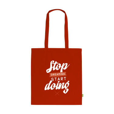 Logo trade promotional merchandise image of: Organic Cotton Shopper (140 g/m²) bag